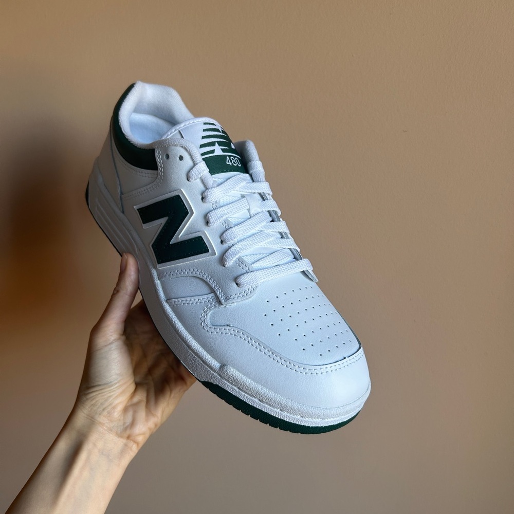 New Balance White Sneakers Nightwatch Green